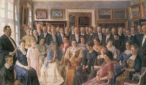 Inauguration du musée de Faaborg en 1910 - Peter Marius Hansen
